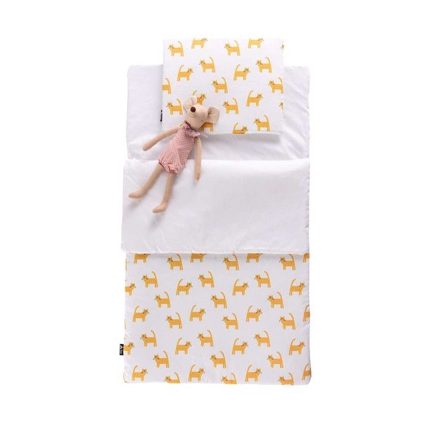 Sacco a pelo per bambini Yellow Cats - Yellow Tipi-image-1