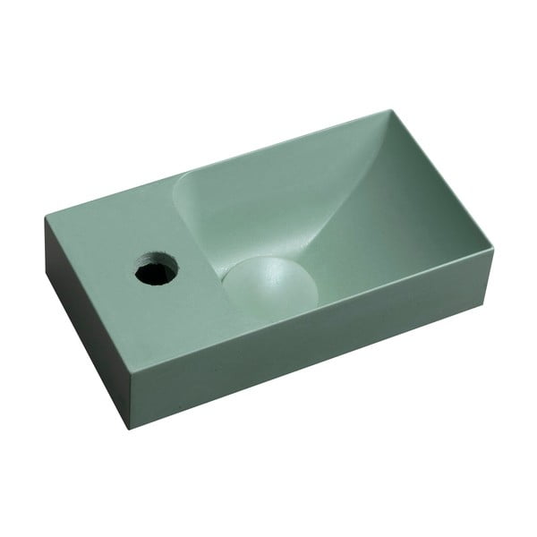 Lavabo color menta in calcestruzzo 31x17 cm Piccolino – Sapho