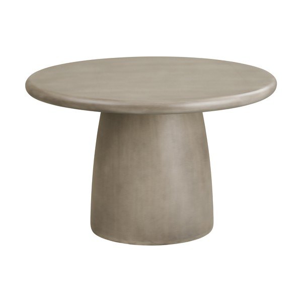 Tavolo da pranzo da giardino rotondo in ceramica ø 60 cm Bonnet – House Nordic-image-2