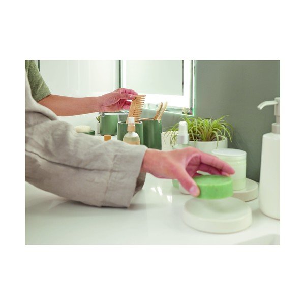 Portasapone in ceramica bianca Eco Vanity - iDesign-image-2