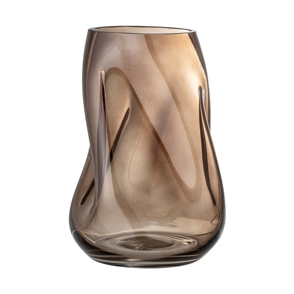 Vaso in vetro marrone Ingolf - Bloomingville-image-4