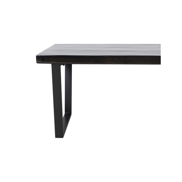 Tavolo da pranzo nero 100x220 cm Mayen - Light & Living-image-3