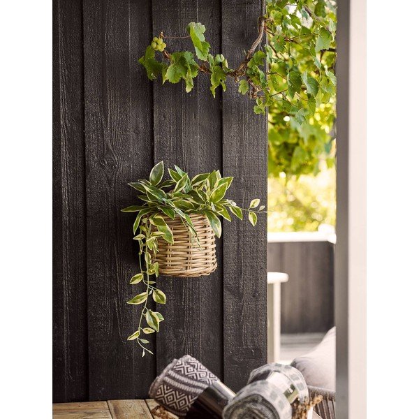 Coprivaso in rattan per erbe aromatiche/da appendere/parete Keli – House Nordic-image-1