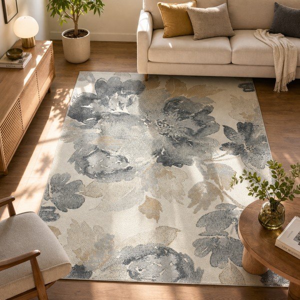 Tappeto grigio/beige 160x230 cm Flores Sunset – Universal-image-4