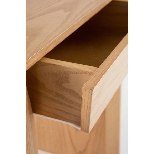 Comodino colore naturale chiaro con effetto rovere Sunnemo – Jotex-image-3