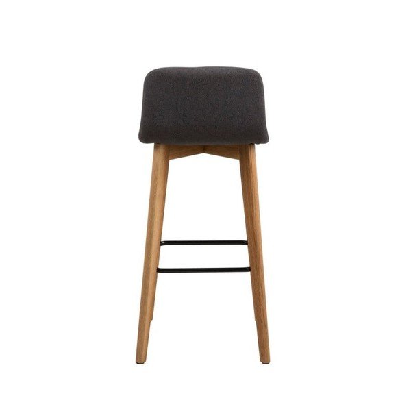 Set di 2 sgabelli da bar grigi Arosa - Actona-image-3