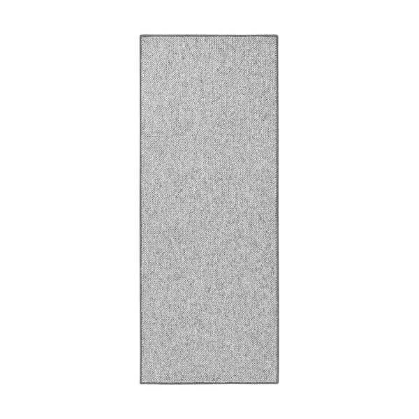 Runner grigio, 80 x 300 cm Wolly - BT Carpet