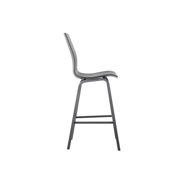 Set di 2 sgabelli da giardino in plastica nera Sophie Wave - Hartman-image-3