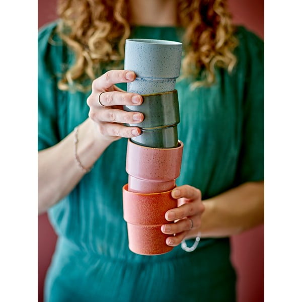 Tazzine in set per espresso in gres 4 pz 150 ml Ewan – Bloomingville-image-1