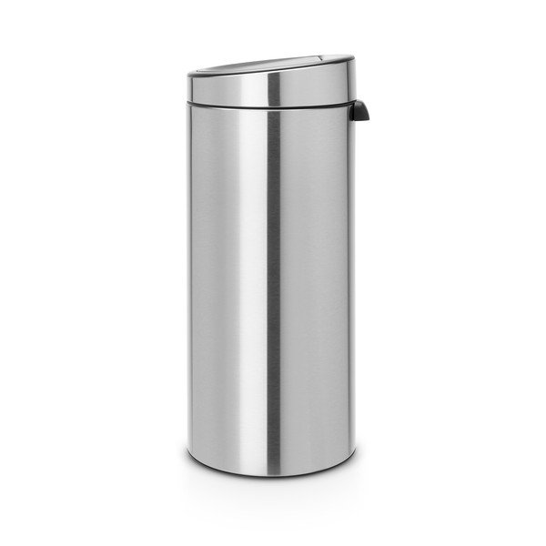 Bidone in acciaio touch in argento opaco 30 l Touch Bin - Brabantia-image-2