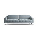 Divano azzurro con rivestimento in velluto 238 cm Nalu – Makamii