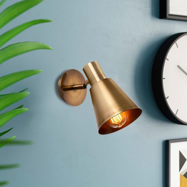 Lampada da parete in colore oro Kem - Opviq lights-image-4