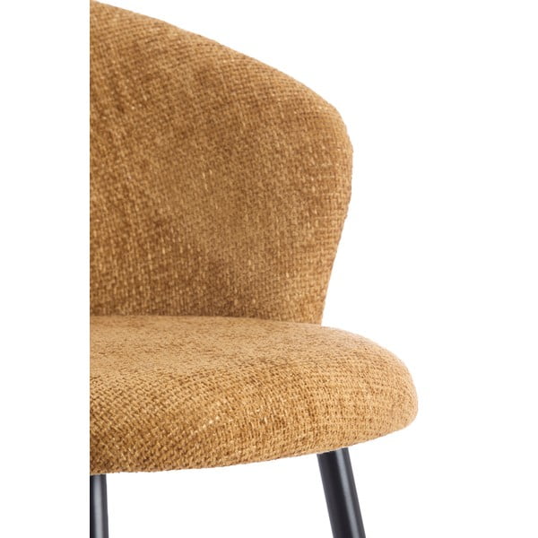 Set di sedie da pranzo giallo ocra in metallo 2 pz Radaja – Light & Living-image-1