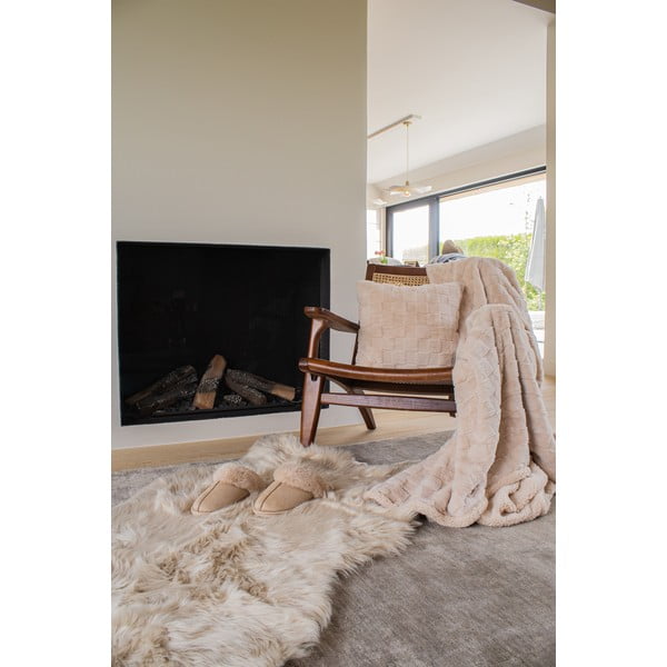 Coperta marrone in micropile 150x200 cm Rava – Tiseco Home Studio-image-3