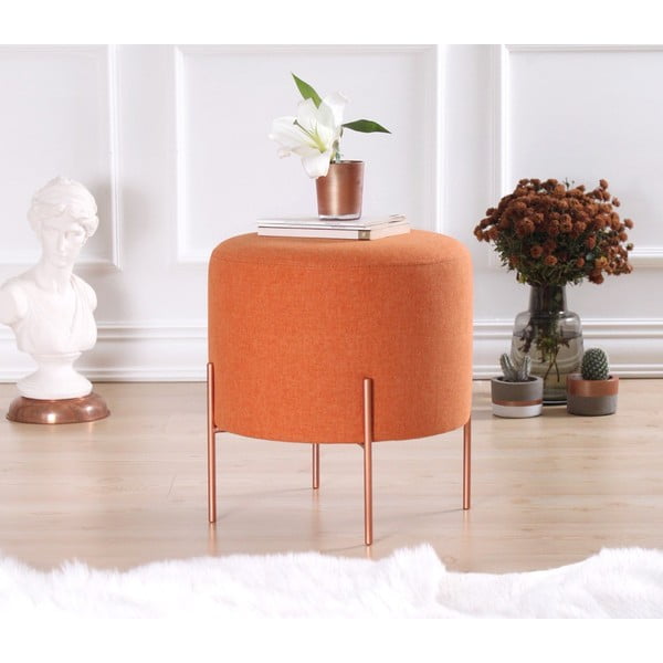 Sgabello arancione Copper - Artie-image-1