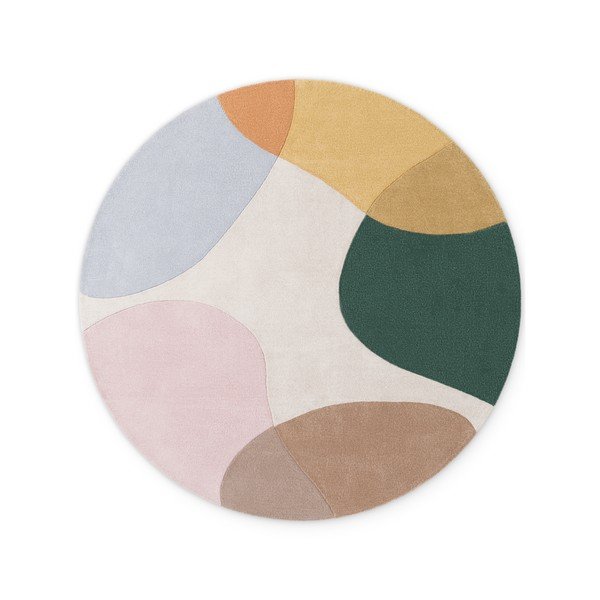 Tappeto rotondo in lana tessuto a mano ø 160 cm Hackney Clarissa – Ted Baker