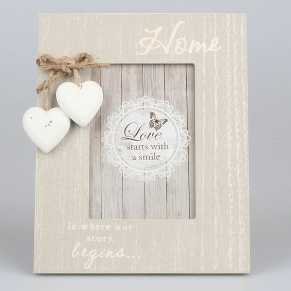 Fotorámeček Vintage Hearts, 17x22 cm