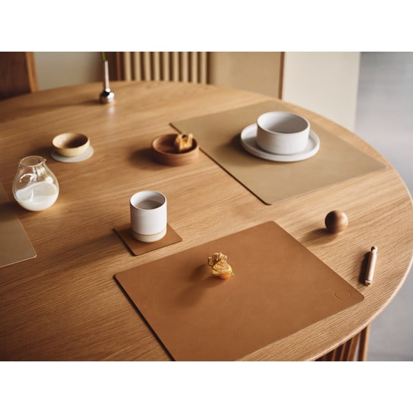 Scatola decorativa di colore naturale in legno ø 11x3 cm Circle S – LIND DNA-image-4