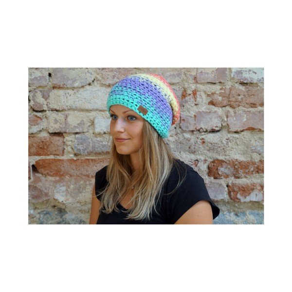 Cappello lavorato a mano all'uncinetto Candy - DOKE-image-4