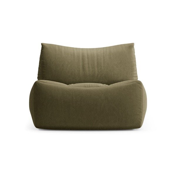 Cuscino da seduta color kaki con rivestimento in velluto Tove – Micadoni -image-2