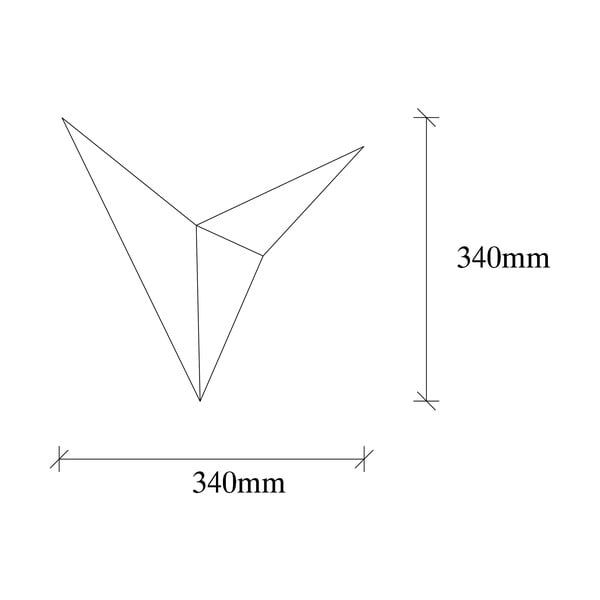 Lampada da parete nera Bird – Opviq lights-image-3