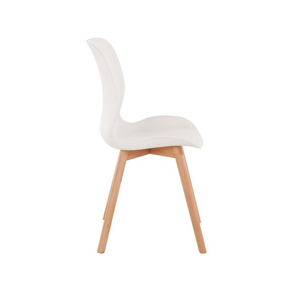 Set di sedie da pranzo in plastica bianca 2 pz Lance - Støraa-image-2