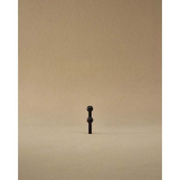 Vaso nero opaco in metallo (altezza totale 10 cm) Nagel – STOFF Nagel-image-3