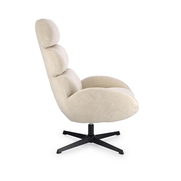 Poltrona beige girevole Violante – Bizzotto-image-3