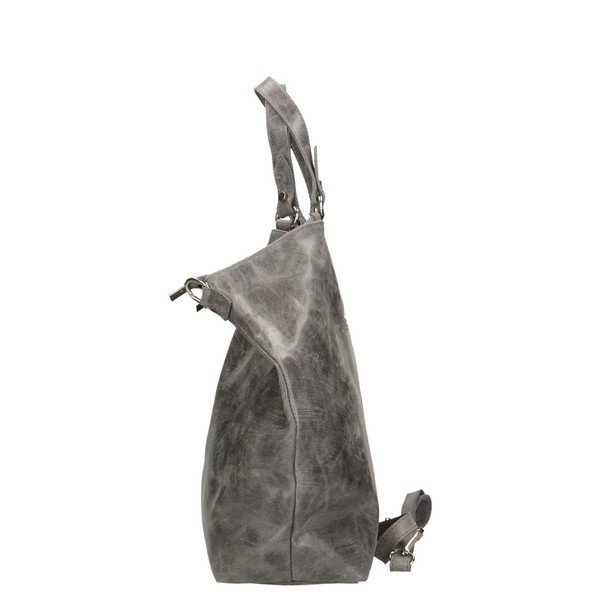 Borsa in pelle grigia Terracia - Chicca Borse-image-1