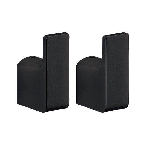 Set di 2 ganci in metallo nero Pirenei - Sapho