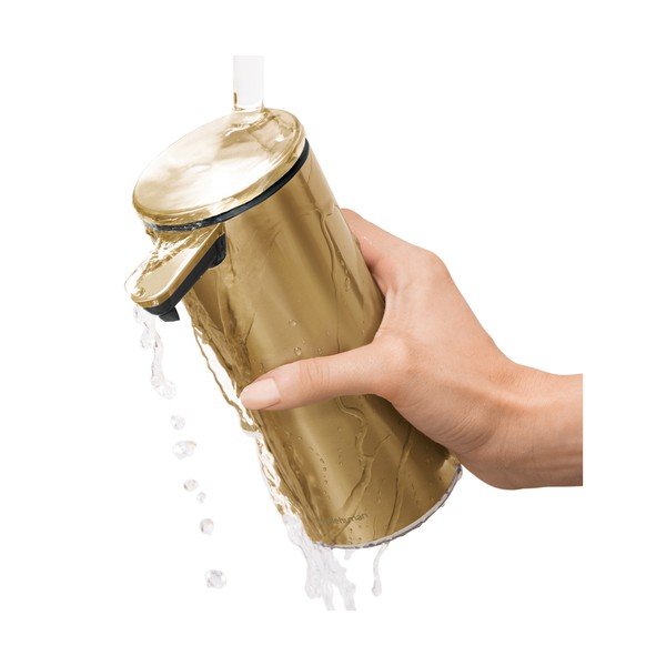 Dispenser di sapone in acciaio inox color oro 266 ml - simplehuman-image-4