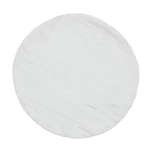 Tappeto bianco , ⌀ 120 cm Teddy - Think Rugs