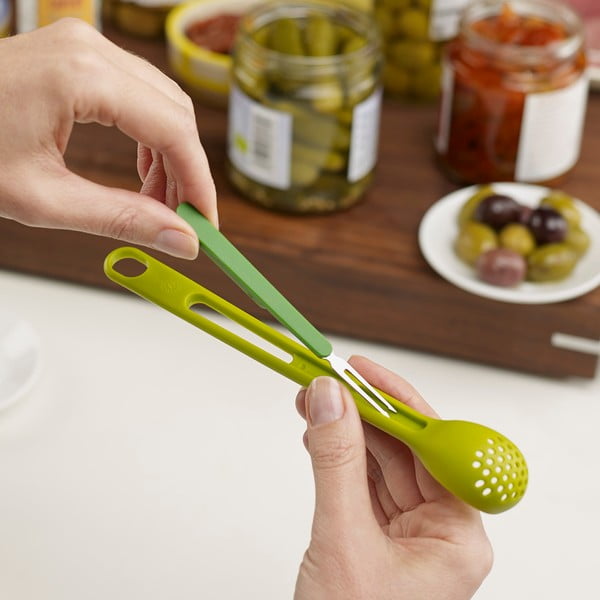 Cucchiaio verde con spiedino Scoop&Pick - Joseph Joseph-image-3
