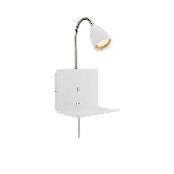 Lampada da parete bianca Cuarto – Markslöjd