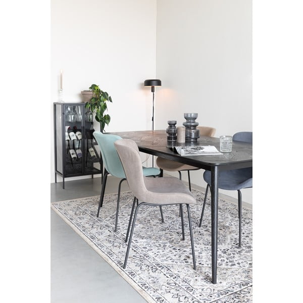 Tavolo da pranzo con effetto rovere 80x160 cm Fabio – White Label-image-2