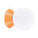 Lampada da parete arancione in ceramica ø 12 cm Farsa – Sollux