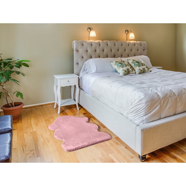 Tappeto rosa , 60 x 90 cm Fox Liso - Universal-image-1