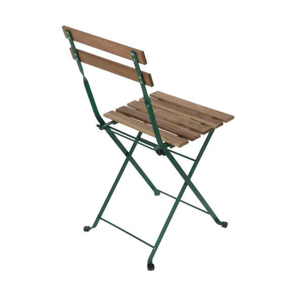 Sedia da giardino in metallo verde e beige - Esschert Design-image-3