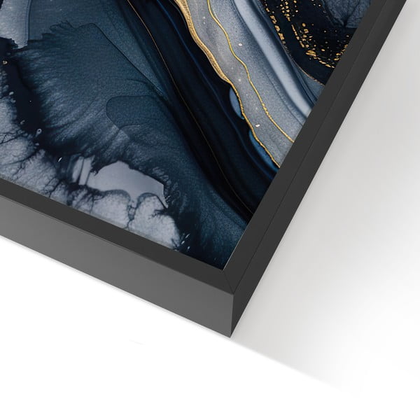 Quadro con elementi dipinti a mano 70x100 cm Sky – Styler-image-4