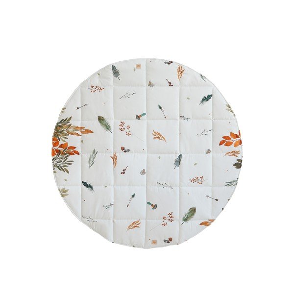 Tappeto da gioco bianco per bambini Forest Friends - Moi Mili