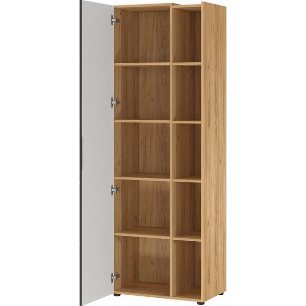 Libreria grigio scuro in rovere 62x182 cm Olvera - Germania-image-2