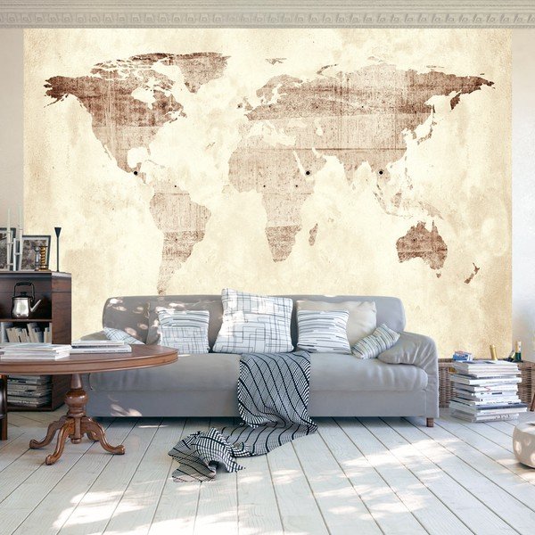 Carta da parati di grande formato, 200 x 140 cm Precious Map - Artgeist-image-1