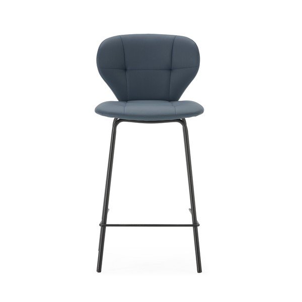 Set di sgabelli da bar grigio scuro 2 pz (altezza seduta 67 cm) Maura - Marckeric-image-2