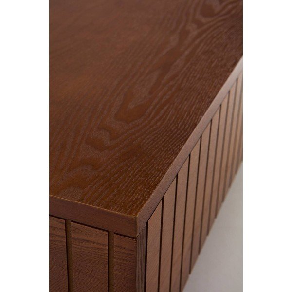 Tavolino da salotto marrone scuro in MDF 90x90 cm Furuvik – Jotex-image-3
