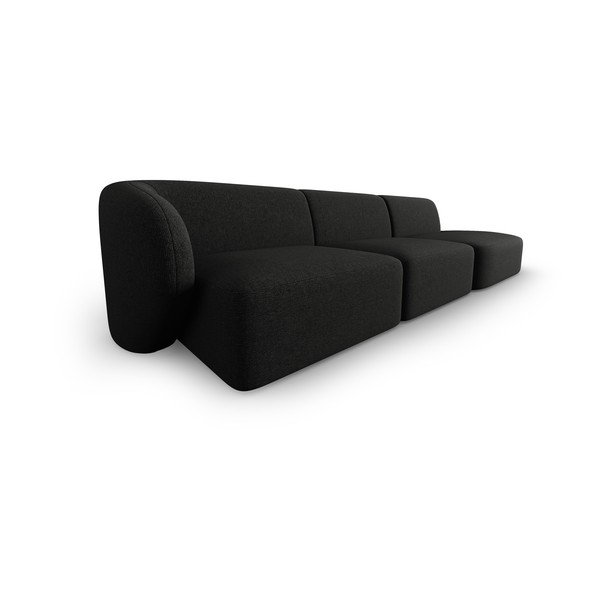 Divano nero 302 cm Shane - Micadoni Home-image-1