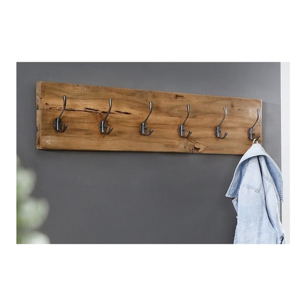 Appendiabiti in teak non trattato Railwood - HSM collection-image-2