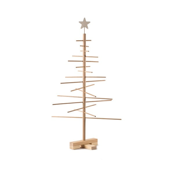Albero di Natale in legno, altezza 75 cm - Nature Home