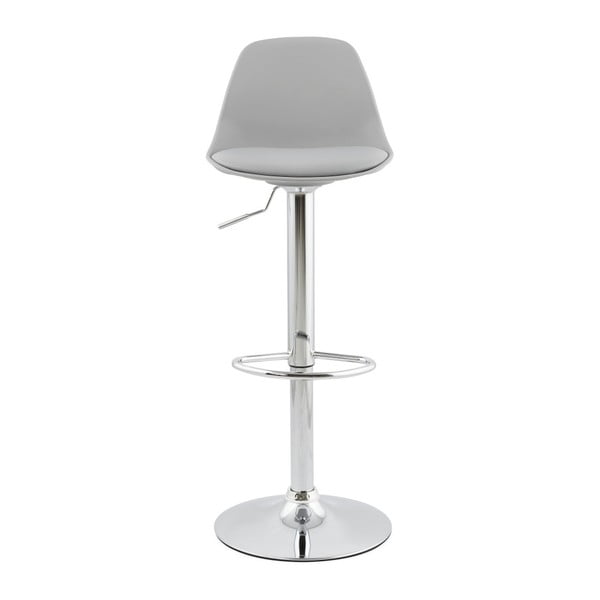 Sgabello da bar grigio Suki - Kokoon-image-1