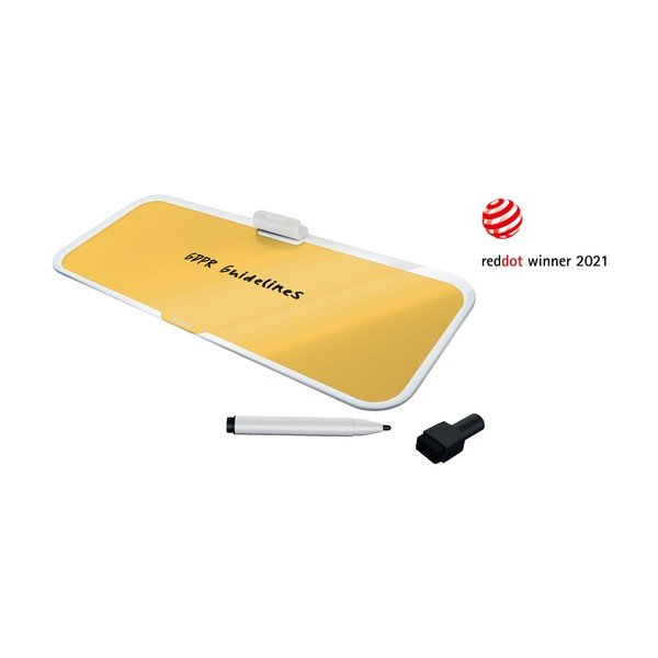 Tavolo in vetro giallo per appunti Cosy - Leitz-image-2