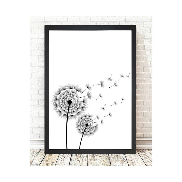 Dipinto 23x28 cm Blowing Dandelion – Vavien Artwork-image-1